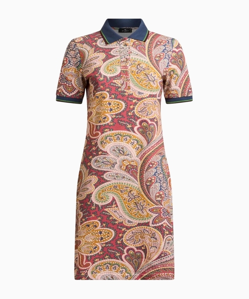Dress with paisley print