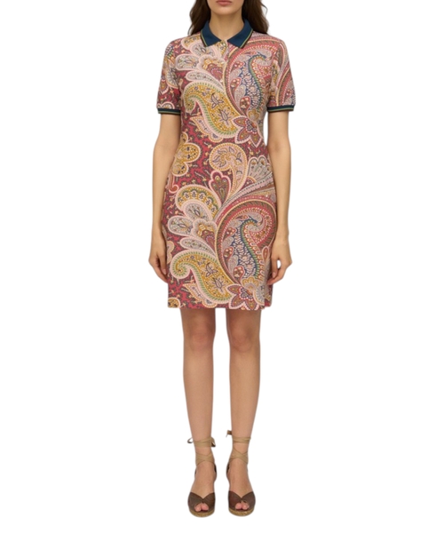 Платье с принтом пейсли