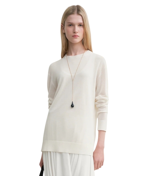 Джемпер из лиоцелла и кашемира