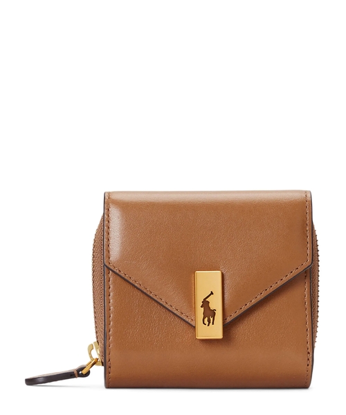 Polo ID dəri loqolu portmone