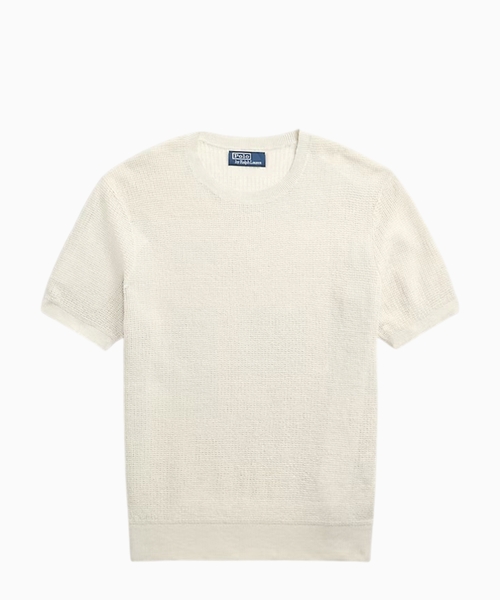 Linen short sleeve jumper