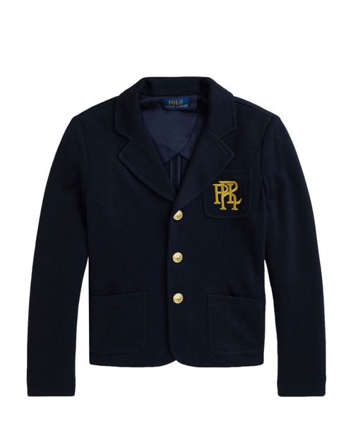 Logo knit jacket