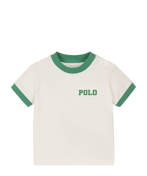 Logo embroidered cotton T-shirt