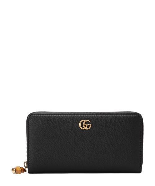 Bambuk detallı zəncirbəndli portmone