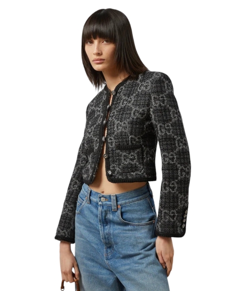 Твидовый жакет GG