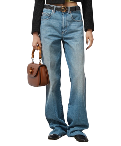 Джинсы прямого кроя