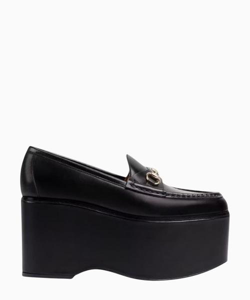 Horsebit platform loafer