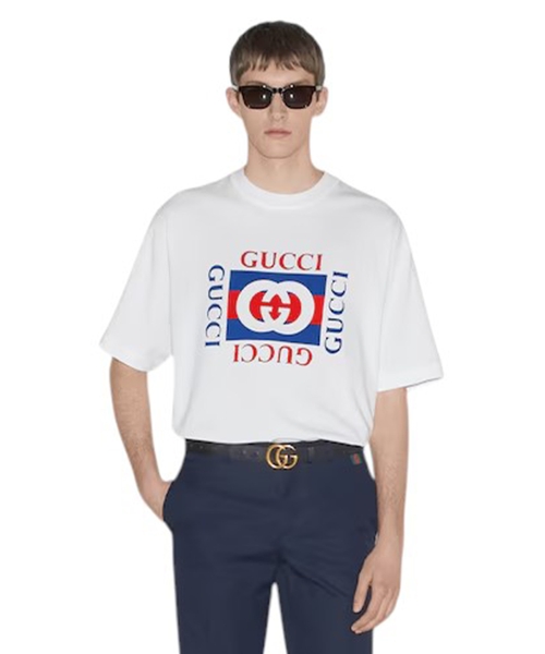 Printed cotton jersey T-shirt