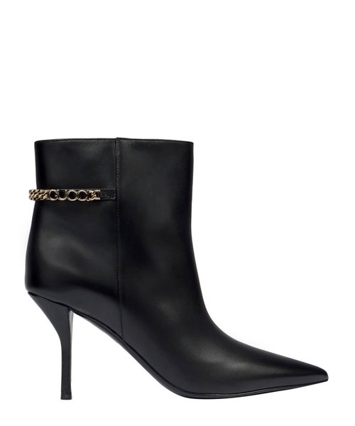 Leather ankle boots