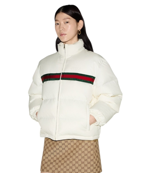 Куртка-бомбер из полиэстерового твила