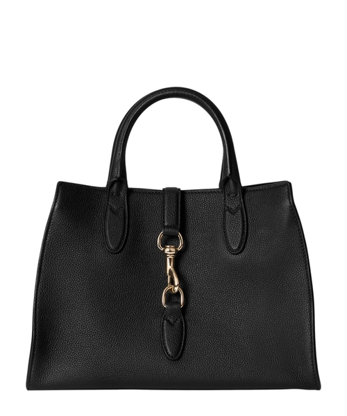 Medium tote bag with hook closure