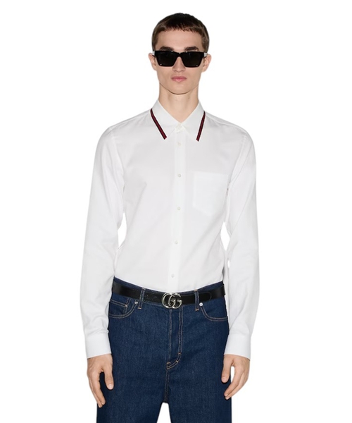 Web lentli oksford pambıq köynək