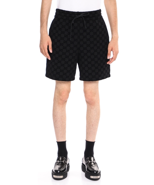 Printed jersey basketball shorts