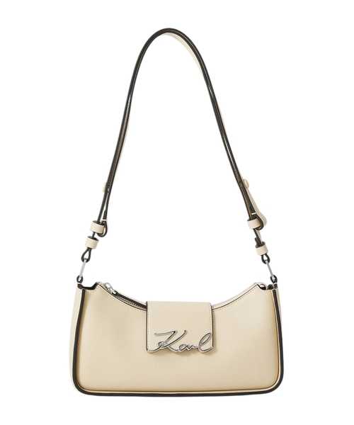 K/Signature leather bag