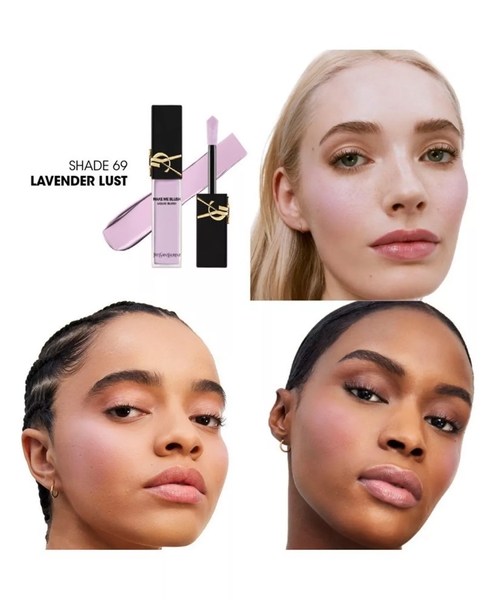 YSL メイクミーブラッシュ リキッド 69 LAVENDER LUST ブルベ歓喜】イヴ・サンローランの新作リキッドチーク
