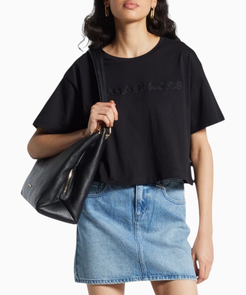 Loqolu pambıq T-shirt