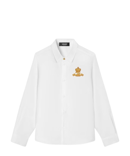 Versace Logo Crest oxford shirt