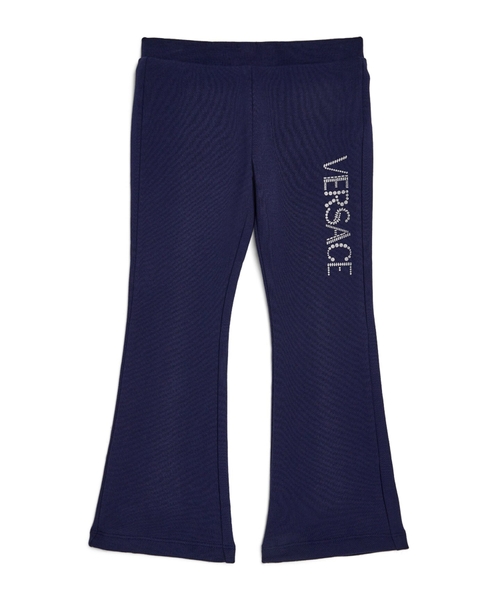Logo sequin flared sweatpants