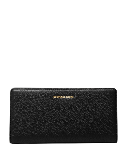 Bryant large pebbled leather snap-front wallet