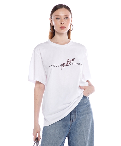 Tシャツ・カットソー Fabiana Filippi Relaxed-Fit Cotton T-Shirt Jersey T-shirt, optical white for Women | Fabiana Filippi®