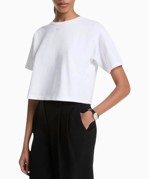 Loqo naxışlı Camiseta T-shirt
