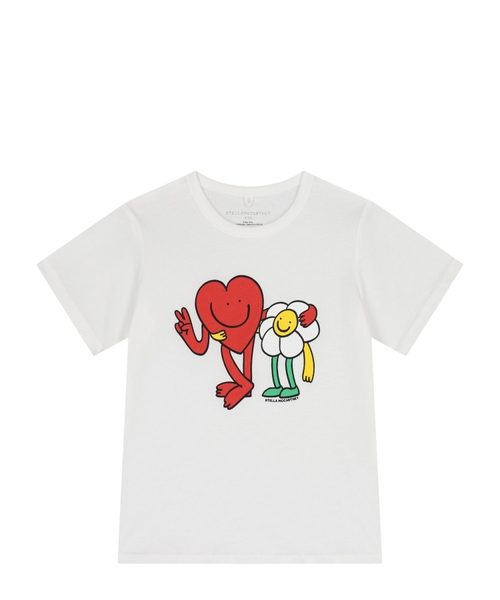 Printed cotton t-shirt