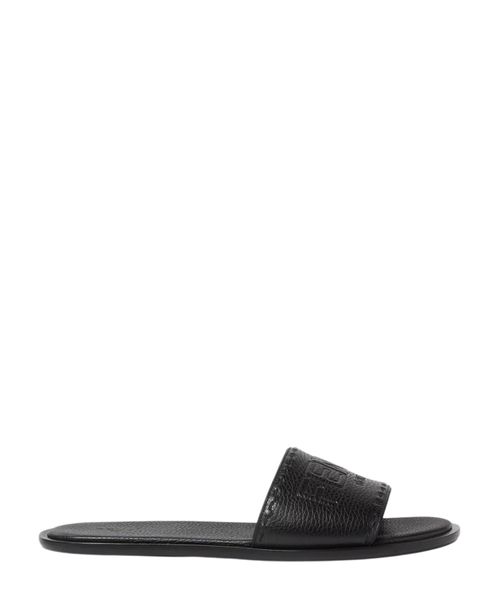 Roma leather slides