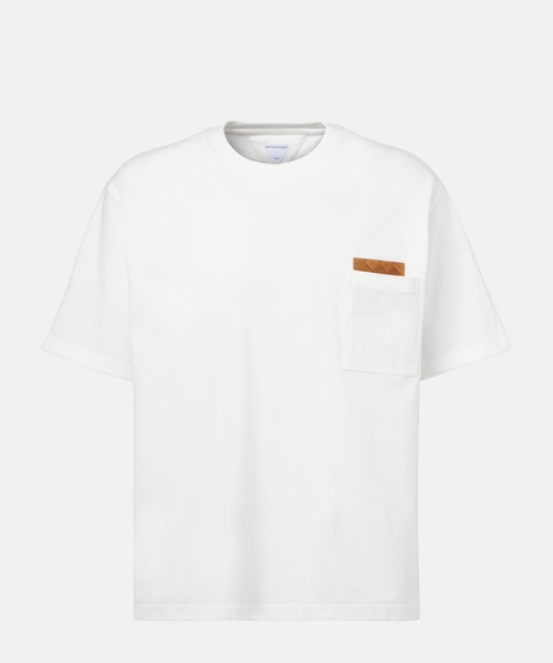 Intrecciato detallı T-shirt