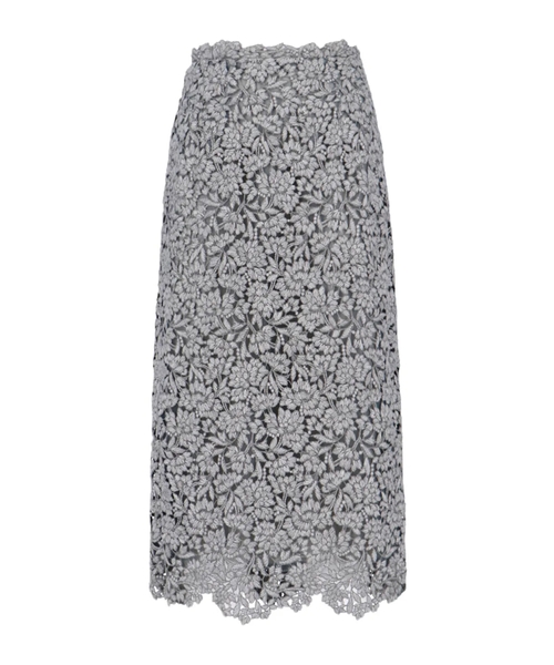 Юбка с цветочным кружевом