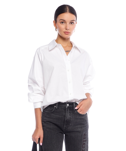 Oversize cotton shirt