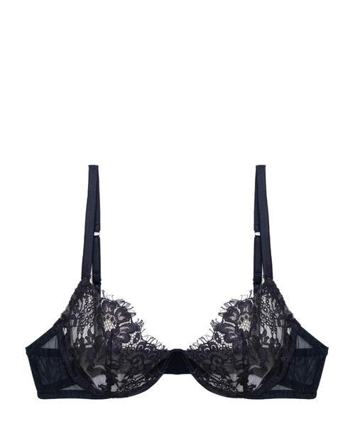 Bra with lace trim