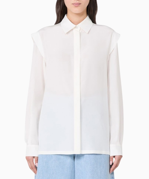 Straight-fit Zirlo silk shirt