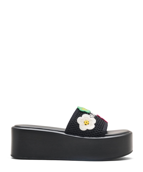 The Daisy Crochet Platform Sandal