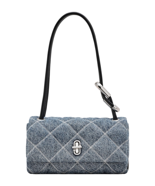 Стеганая джинсовая сумка