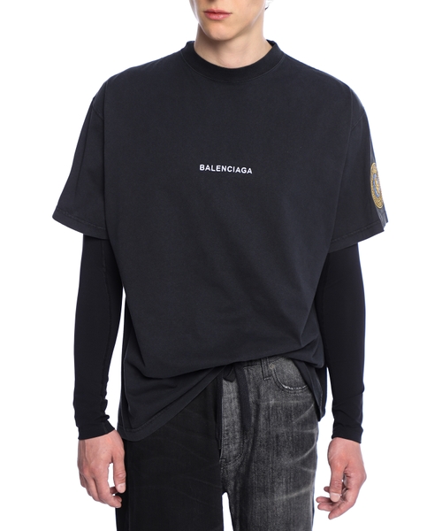 【送料込】BALENCIAGA★Uniform Merch Tシャツ Uniform Merch oversized T-shirt | Emporium
