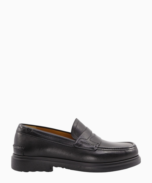Leather loafers