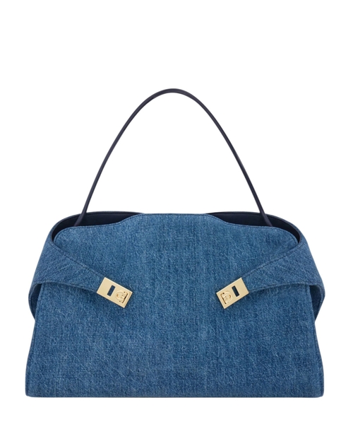 Summer Tote denim-effect FF jacquard bag | Emporium