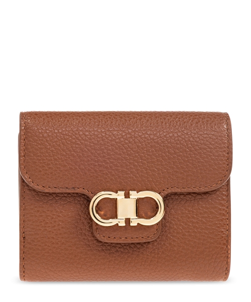 Loqolu dəri portmone