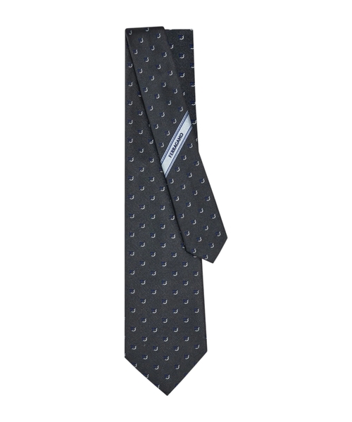 Двухцветный галстук с жаккардовым узором Gancini