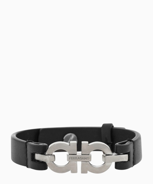 Double Gancini bracelet