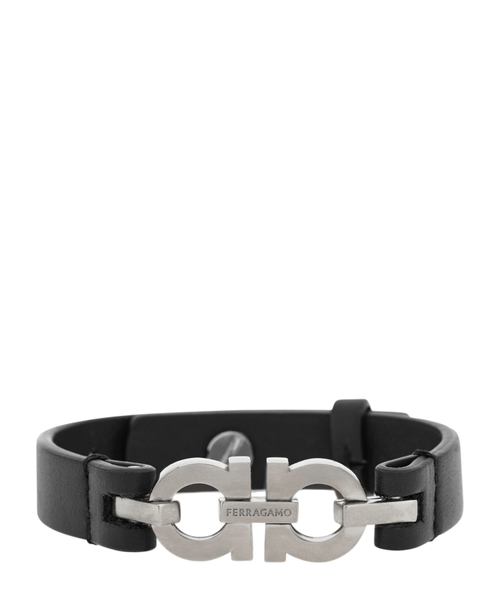 Double Gancini bracelet