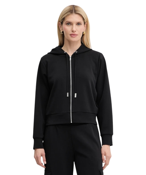 Cropped zip hoodie