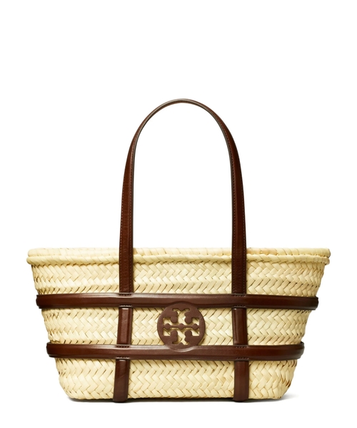 Hörgülü Small Ella Croc-Embossed backet çanta