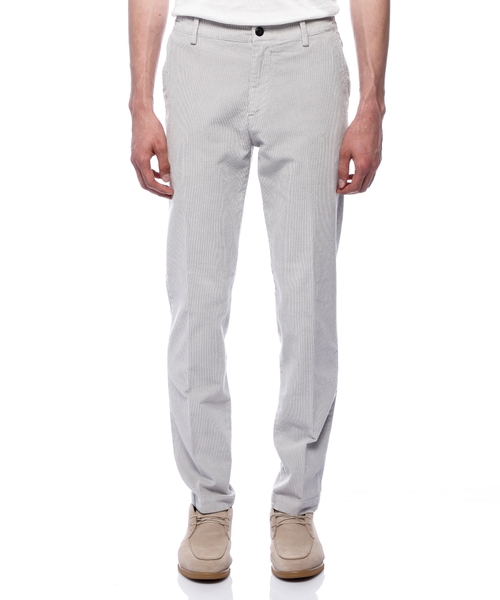 Textured cotton pants