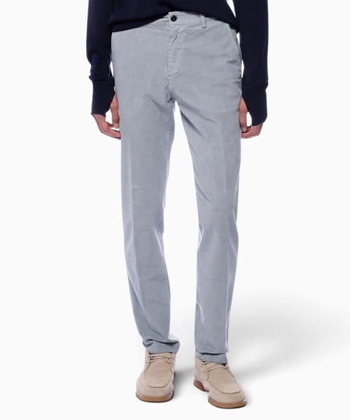 Textured cotton pants