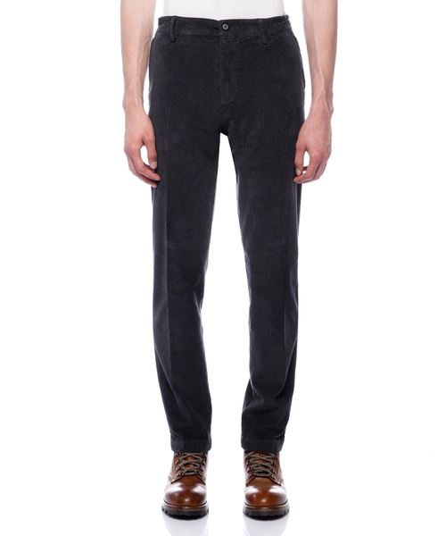 Textured cotton pants