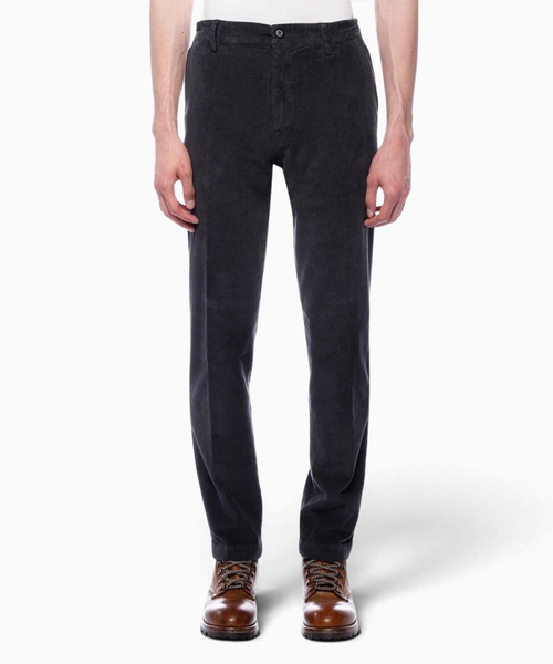 Textured cotton pants