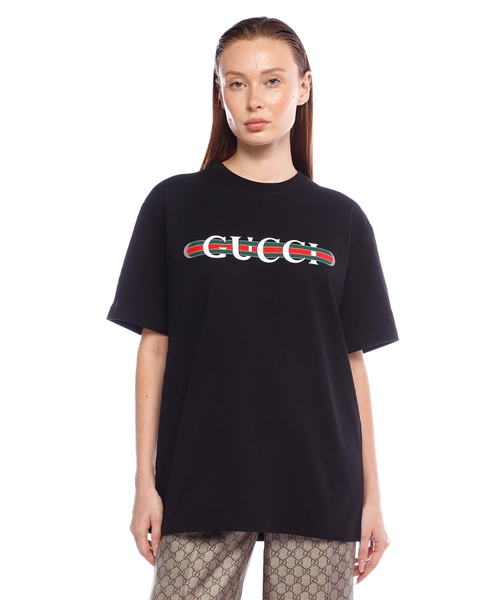 Футболка из хлопкового джерси с принтом