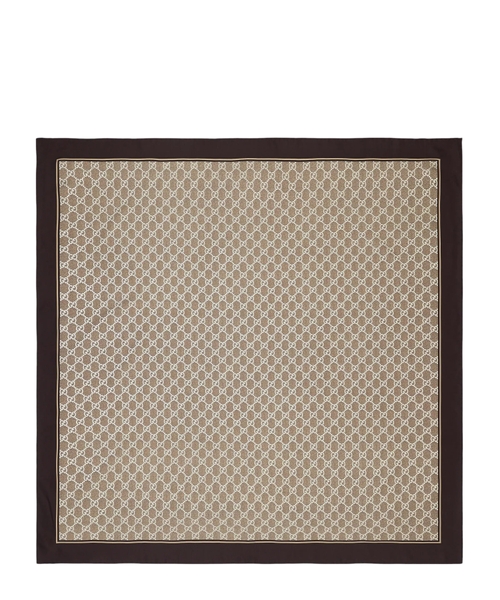 Printed silk carré
