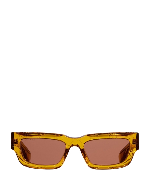 Rectangular frame sunglasses